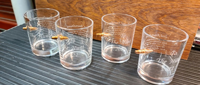 Custom engraved glassware, Doug's Engraver's Den Custom engraved glassware, Doug's Engraver's Den