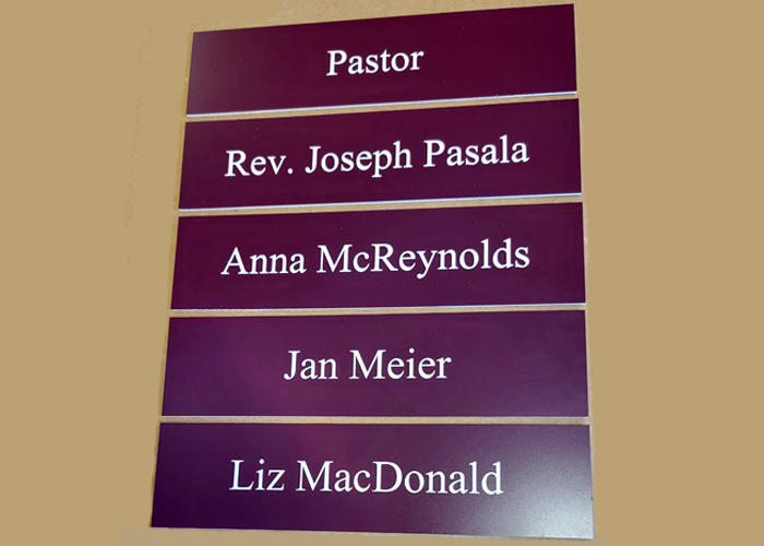 Custom engraved name plates, Doug's Engraver's Den Custom engraved name plates, Doug's Engraver's Den