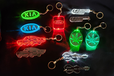 Engraved promotional keychains, Doug's Engraver's Den Engraved promotional keychains, Doug's Engraver's Den