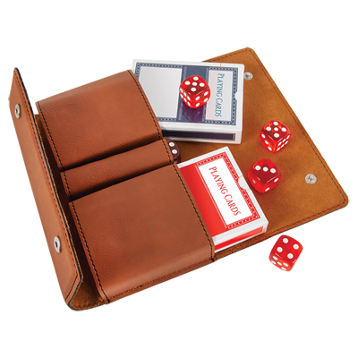 Custom engraved card / dice gift sets from Doug's Engraver's Den Custom engraved card / dice gift sets from Doug's Engraver's Den