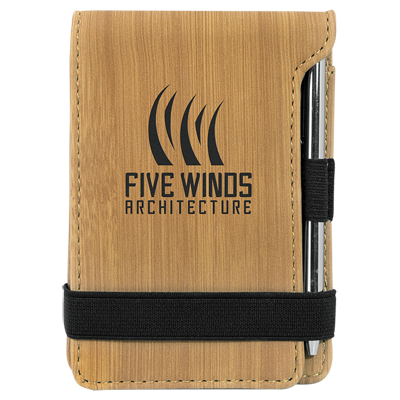 Engraved promotional notepad with pen, Doug's Engraver's Den Engraved promotional notepad with pen, Doug's Engraver's Den