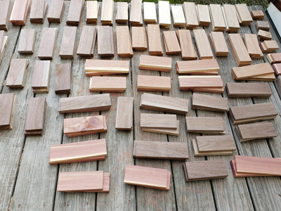 Wood selections for custom wood engraving, Doug's Engraver's Den Wood selections for custom wood engraving, Doug's Engraver's Den