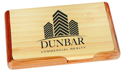 Custom engraved wooden card holder from Doug's Engraver's Den Custom engraved wooden card holder from Doug's Engraver's Den